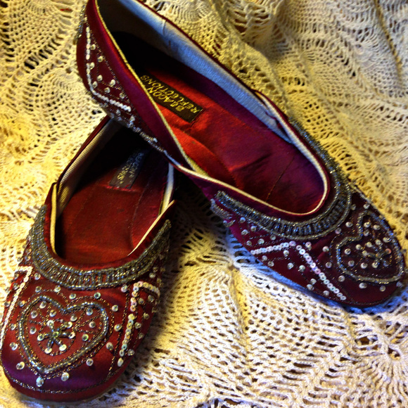Red Valentine Flats - Picture 1 of 4